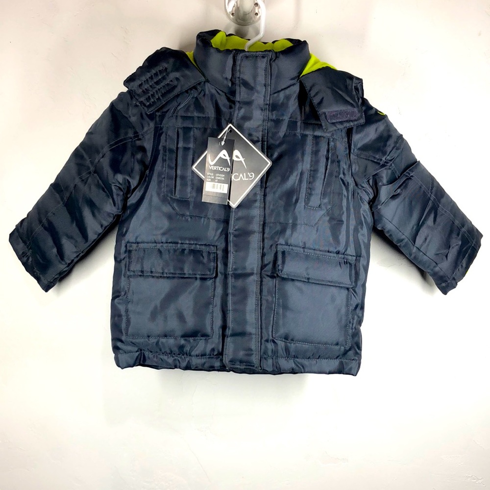 NWT Vertical 9 charcoal winter jacket size 4T